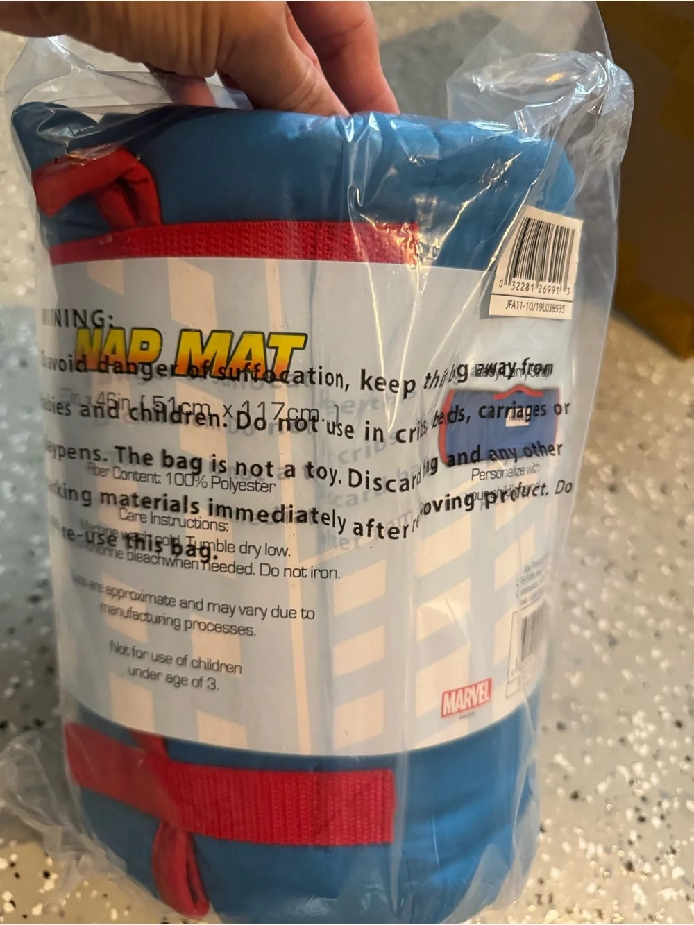 Marvel Super Hero Adventure time Avengers Nap Mat for kids